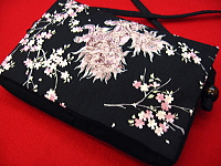 義若オリジナルのポシェット 桜と唐獅子